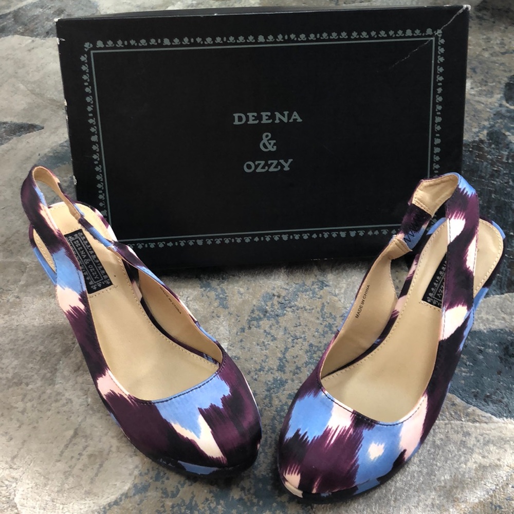 Deena & Ozzy platform slingbacks